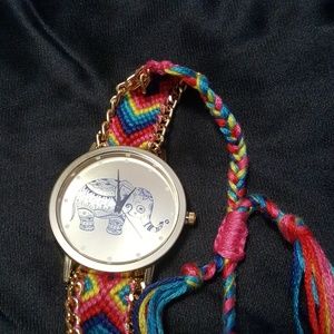 Watch with threaded band